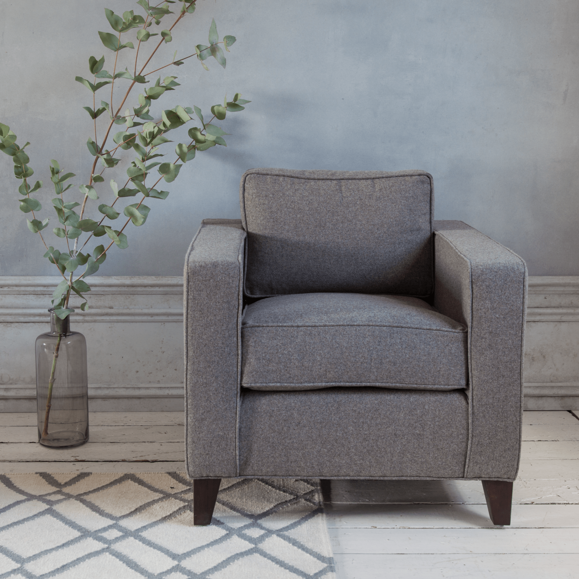 Neptune Fabric by the metre Angus Wool/metre