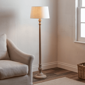 Highgate Floor Lamp, Seasoned Oak