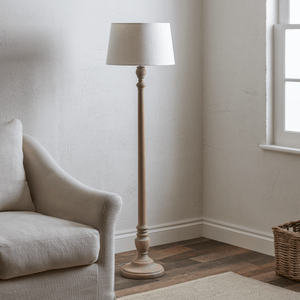Neptune Floor Lamps Highgate Floor Lamp, Seasoned Oak