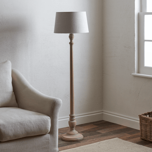 Neptune Floor Lamps Highgate Floor Lamp, Seasoned Oak