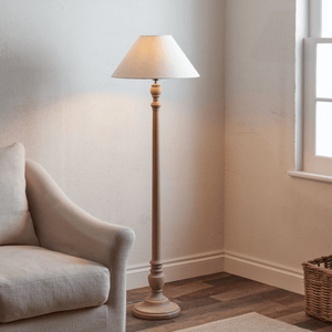 Highgate Floor Lamp, Seasoned Oak