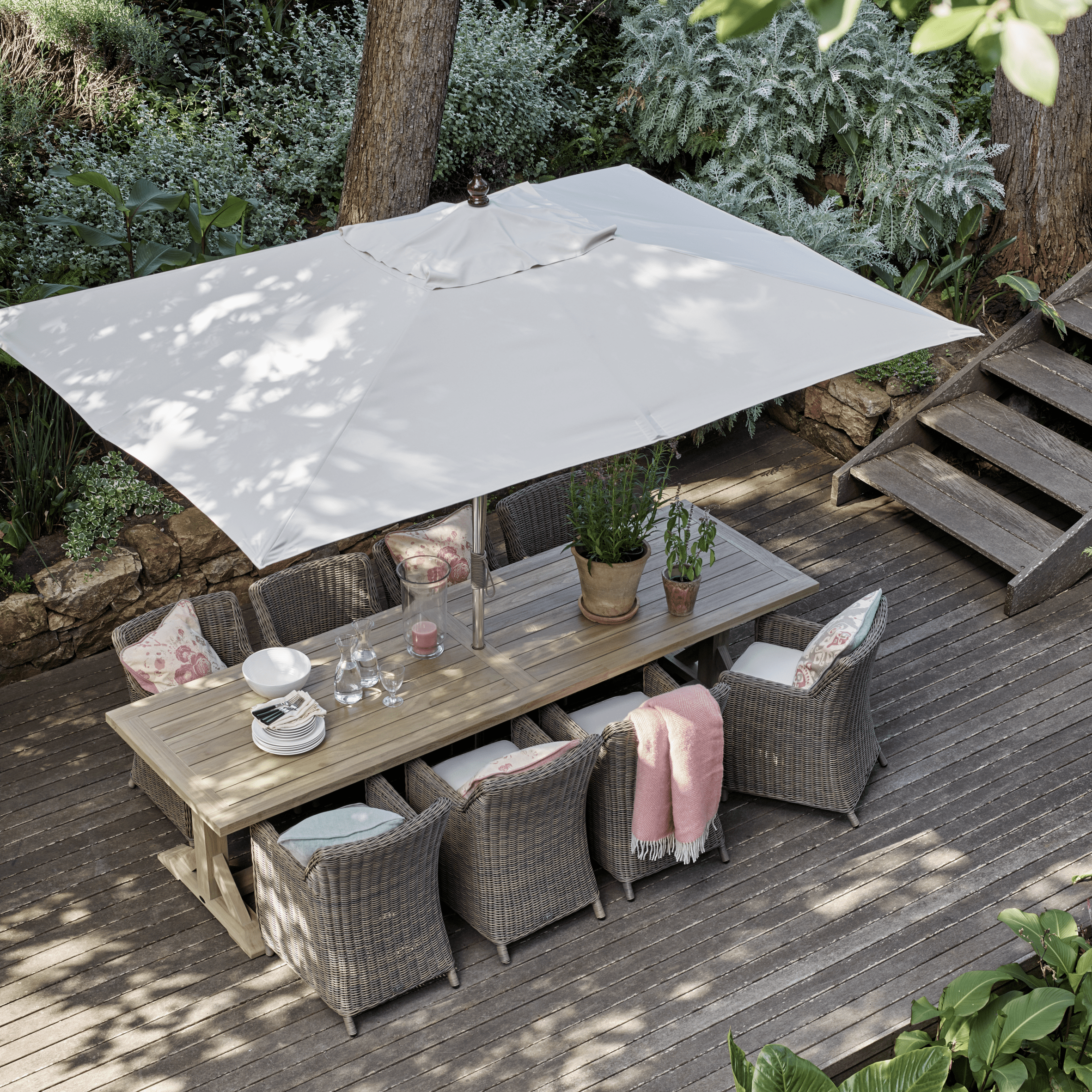 Neptune Garden Sets Harmondsworth Rectangular Garden Set