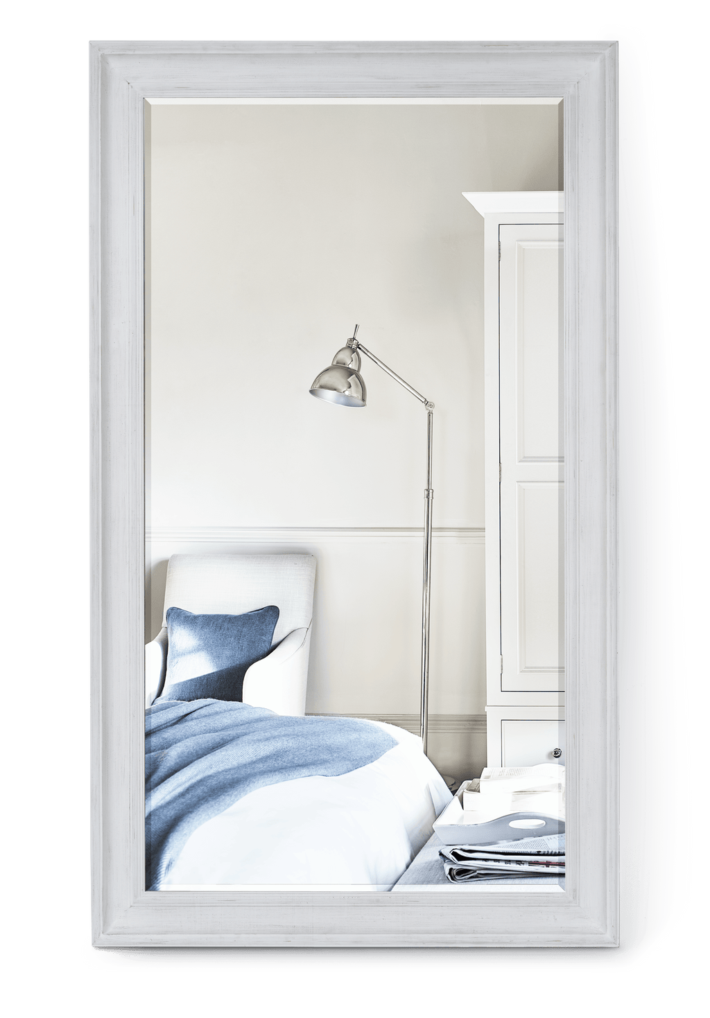 Buckingham Rectangular Floor Mirror Neptune