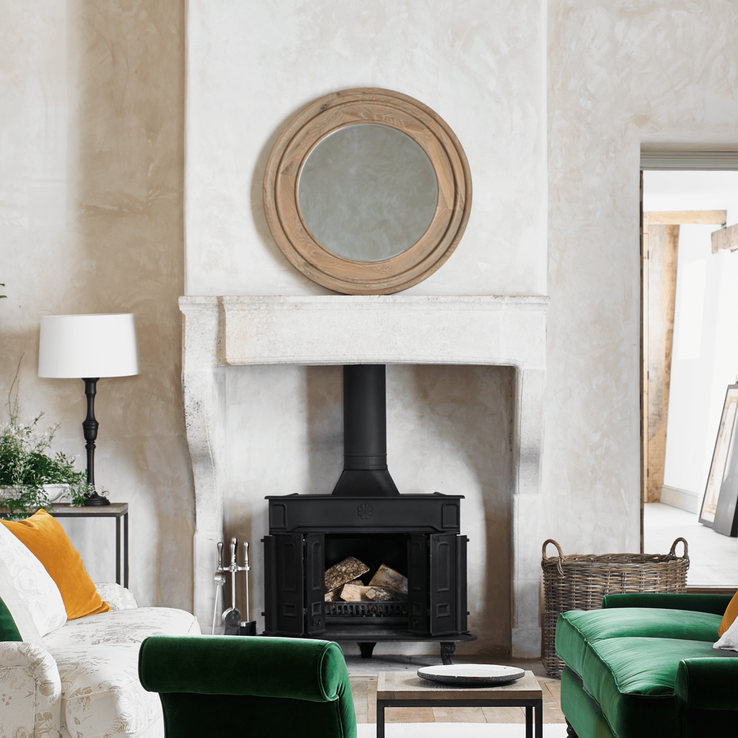 Neptune Mirrors Edinburgh Round Mirror