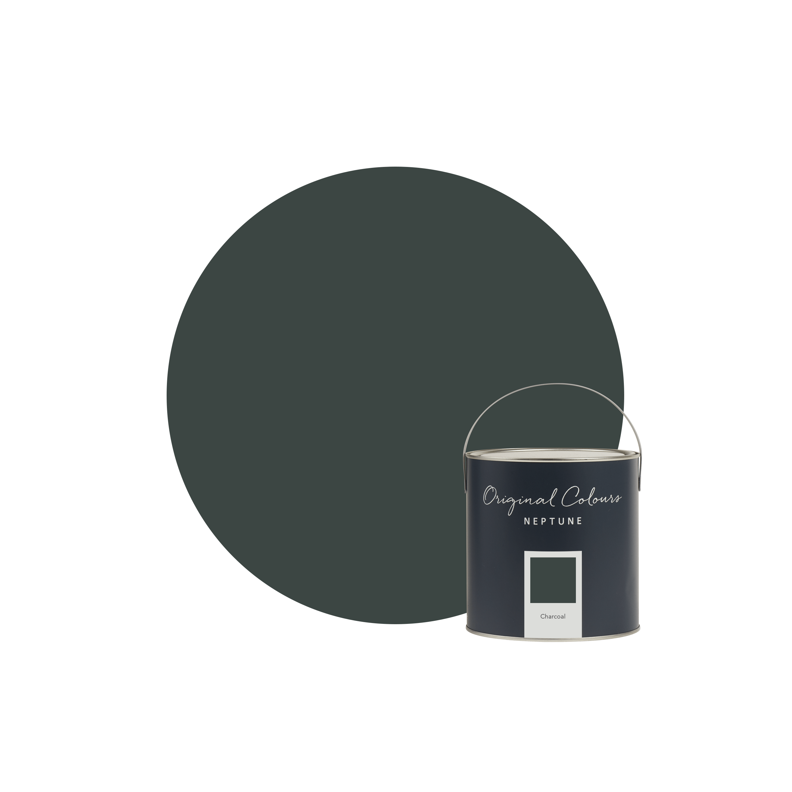 Neptune Paint Sample pot / Matt Emulsion Charcoal Paint