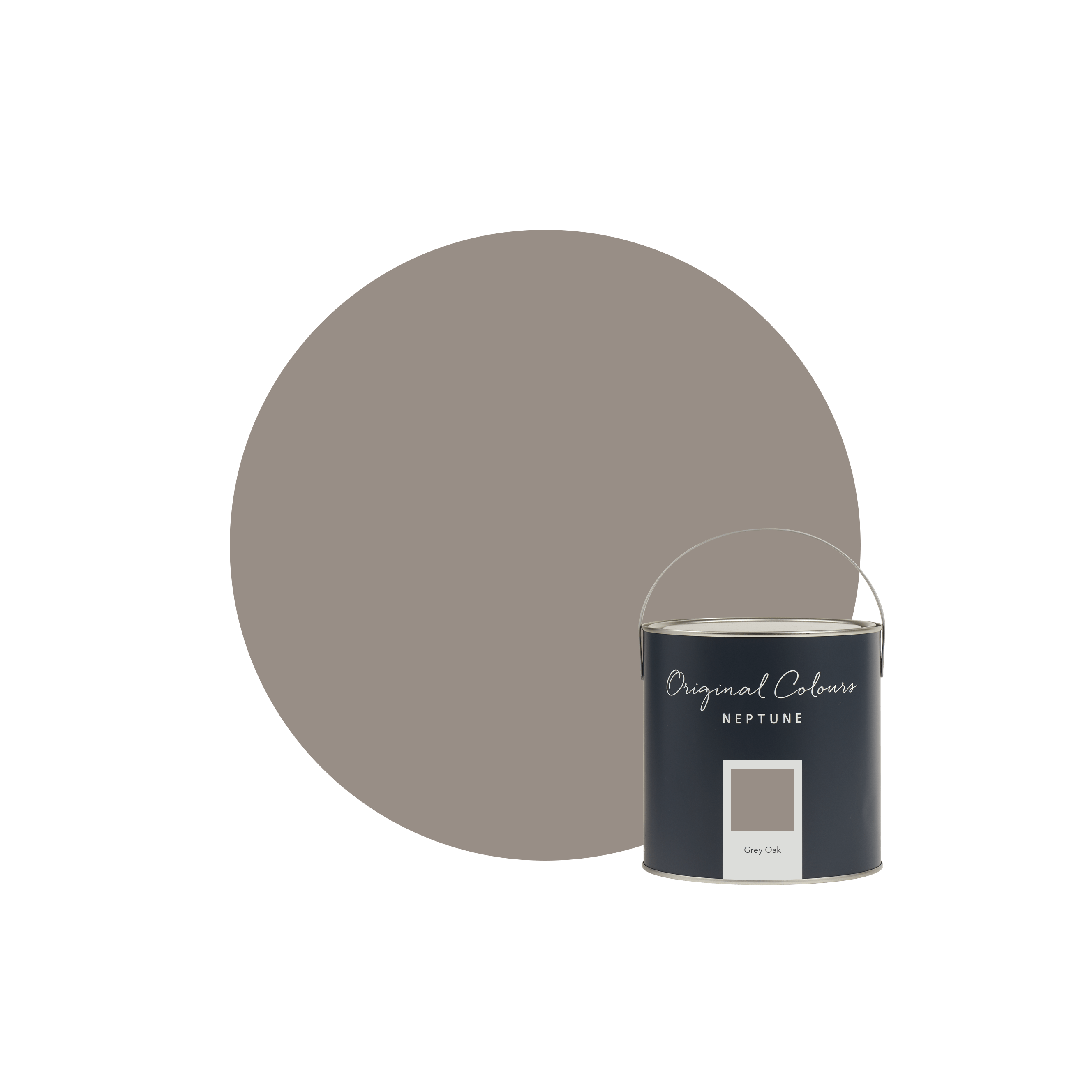 Neptune Paint Matt Emulsion / Sample pot Grey Oak Paint