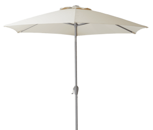 Neptune Parasols Cobble & Natural Staysail Round Parasol