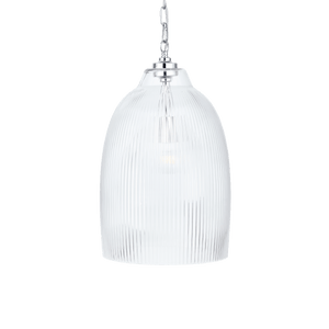 Neptune Pendant & Ceiling Lights Shaftesbury Ribbed Pendant, Medium