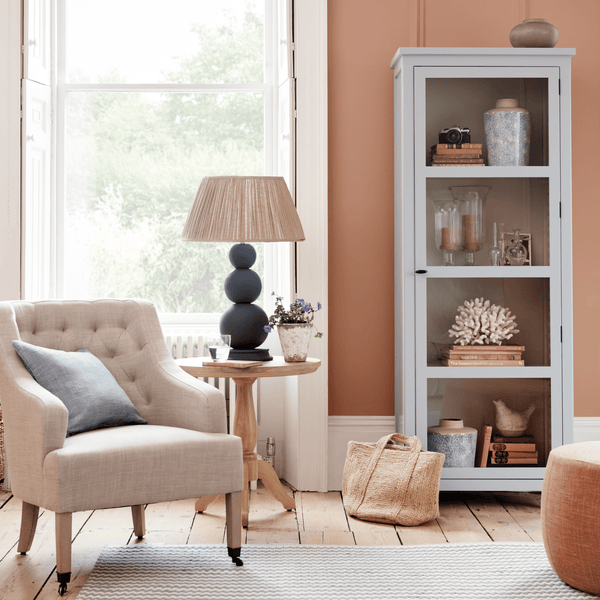 Neptune Storage 0 paint service / Right handed Shepton Glazed Cabinet