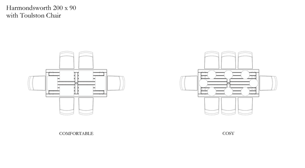 Neptune Tables Harmondsworth Rectangular Table