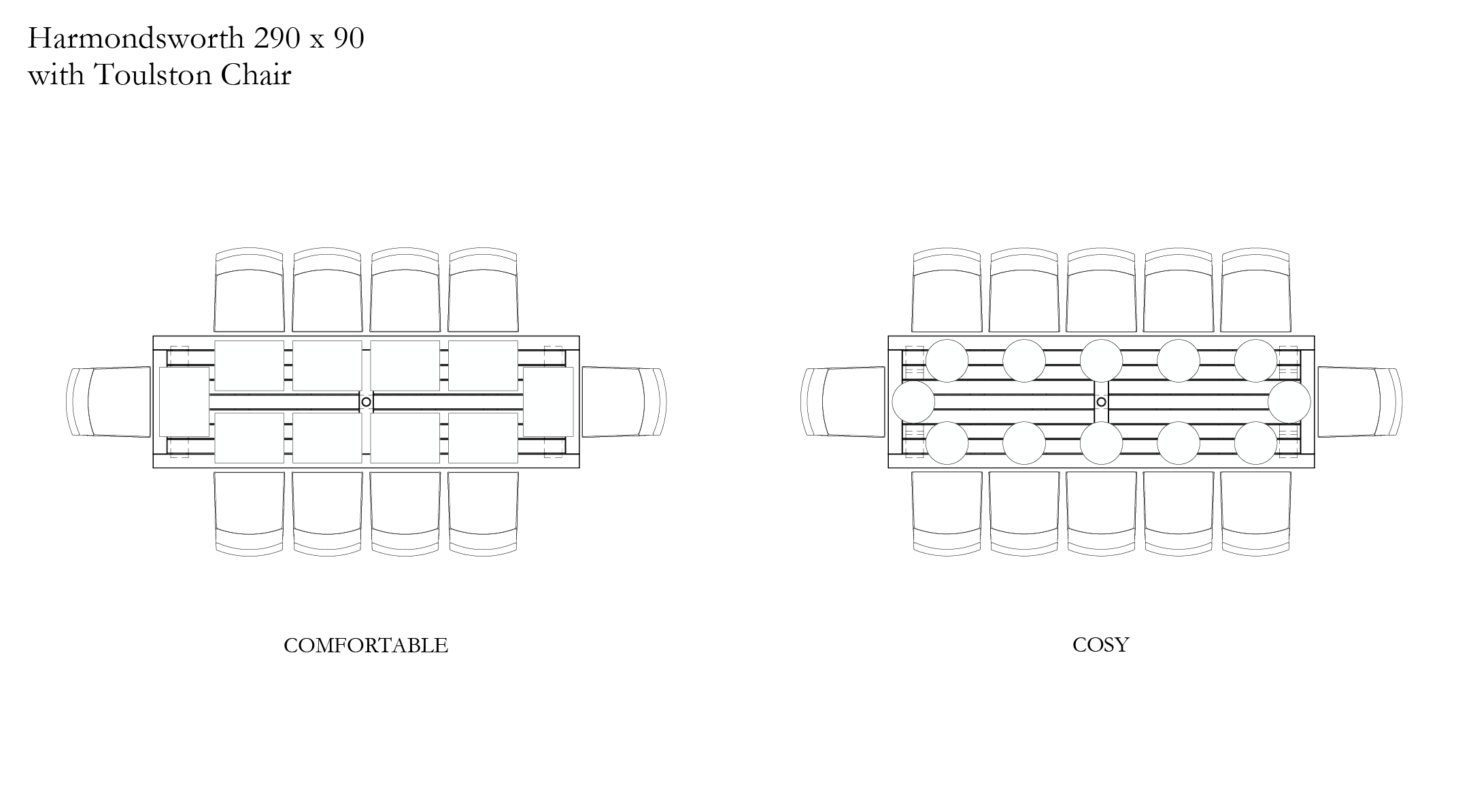 Neptune Tables Harmondsworth Rectangular Table