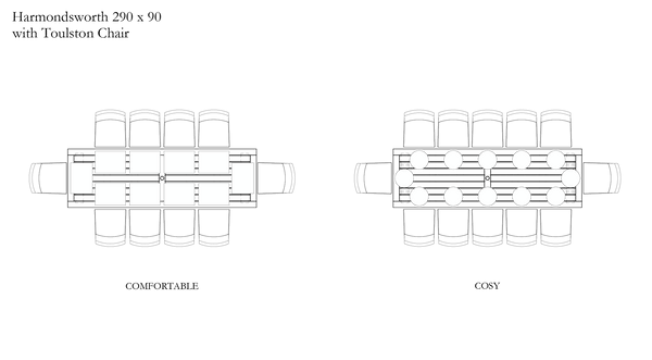 Neptune Tables Harmondsworth Rectangular Table