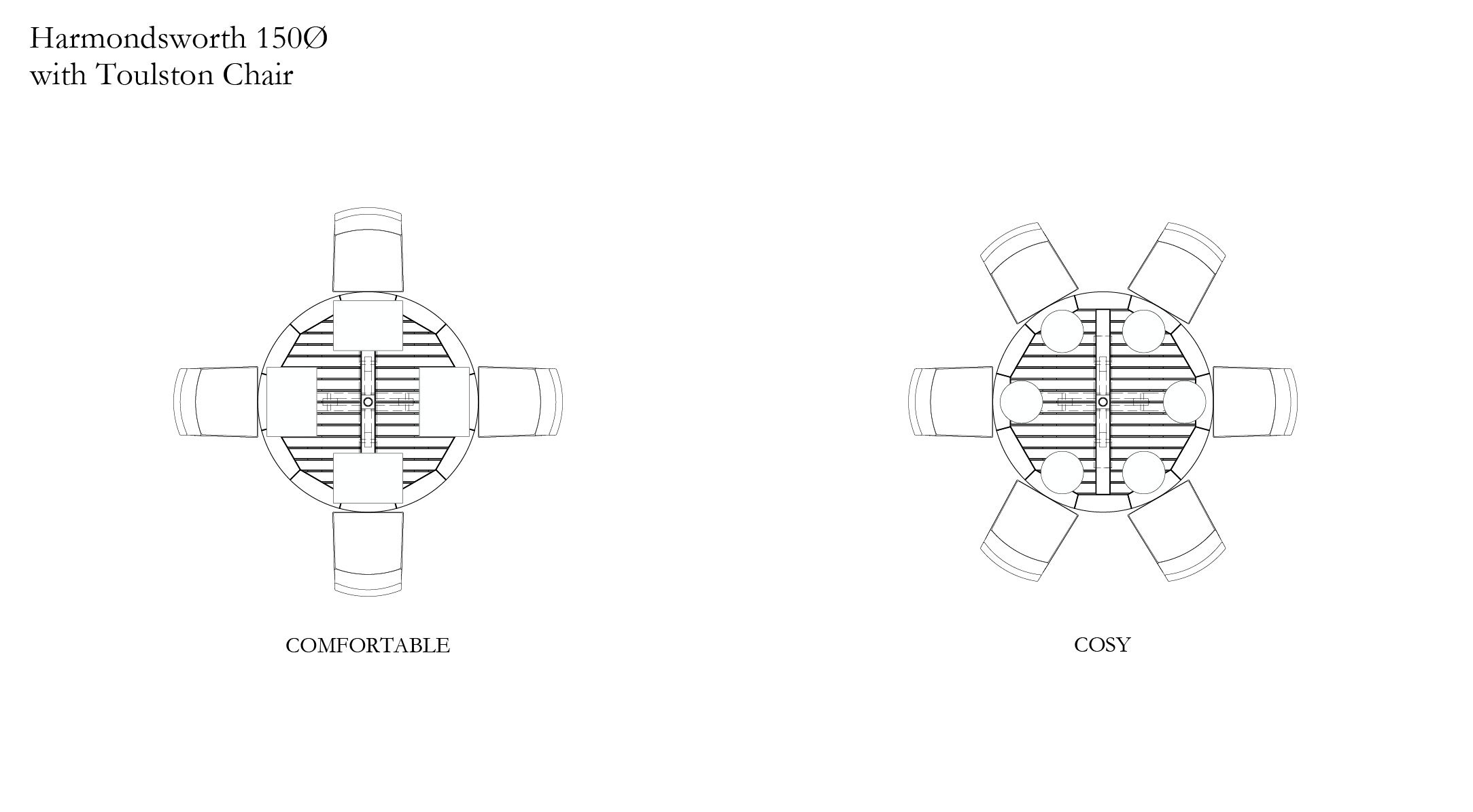 Neptune Tables Harmondsworth Round Table