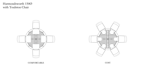 Neptune Tables Harmondsworth Round Table