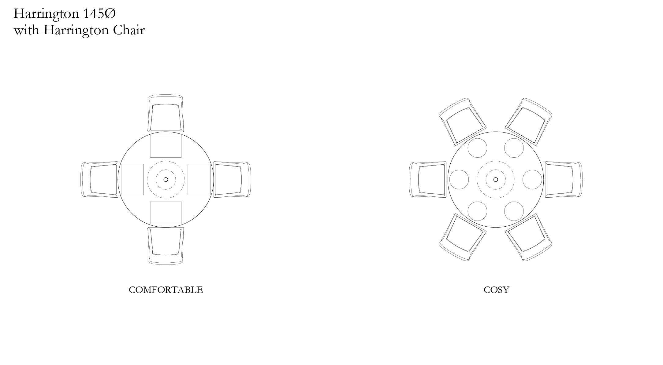 Neptune Tables Harrington Round Table