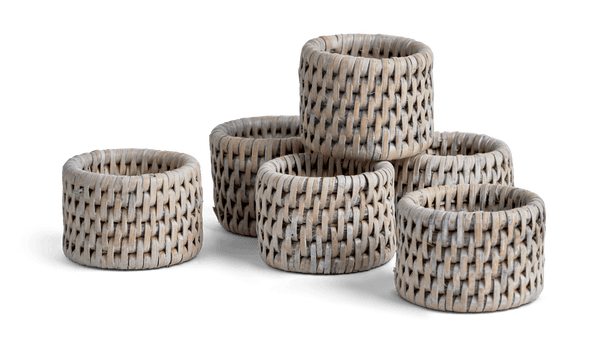 Neptune Tabletop Accessories Ashcroft Napkin Rings, Set of 6