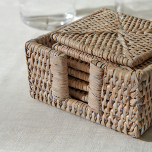 Neptune Tabletop Accessories Ashcroft Square Coasters, Set of 6