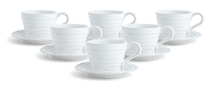 Bowsley Tea Cup & Saucer, Set of 6