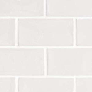 Neptune Wall & Floor Covering 7.5x15cm / Snow Meldon tiles